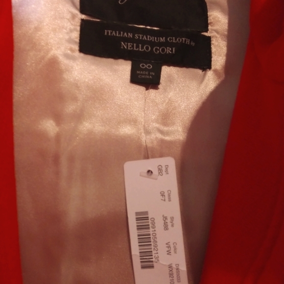 J Crew Chateau Parka in Vibrant Flame size 00 - Picture 3 of 3